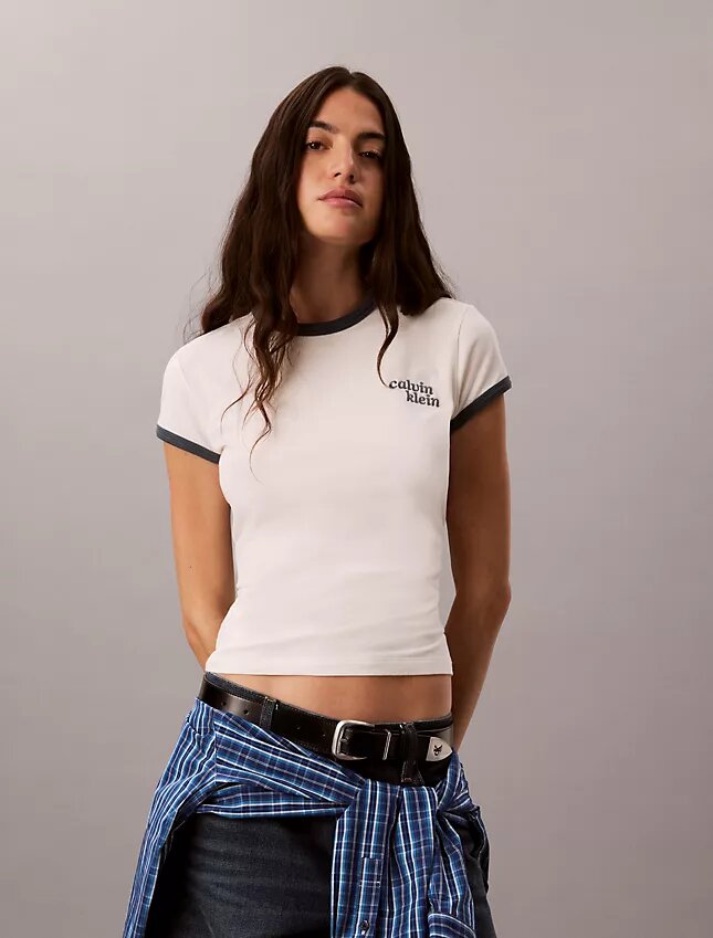 1989 Logo Slim Ringer Tee 1989 Logo Slim Ringer Tee