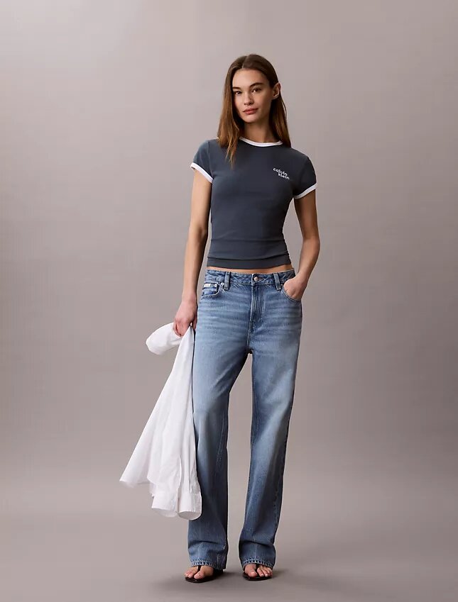 1989 Logo Slim Ringer Tee 1989 Logo Slim Ringer Tee