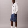 90S Denim Cargo Shorts