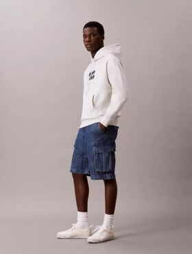 90S Denim Cargo Shorts