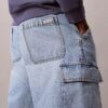 90S Denim Cargo Shorts