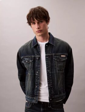 90S Denim Trucker Jacket