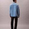 90S Emblem Denim Overshirt