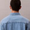 90S Emblem Denim Overshirt