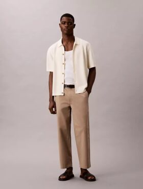 90S Relaxed Cropped Chinos