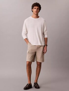 90S Straight Chino Cargo Shorts