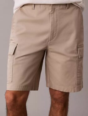 90S Straight Chino Cargo Shorts