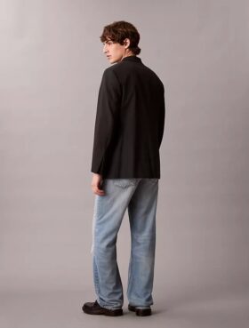 90S Straight Lyocell Blend Jeans