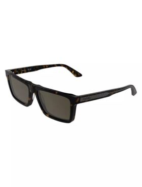 Acetate Slim Modified Rectangle Sunglasses