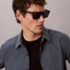 Acetate Slim Modified Rectangle Sunglasses Acetate Slim Modified Rectangle Sunglasses