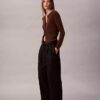Adjustable Wide Leg Chino Pants Adjustable Wide Leg Chino Pants