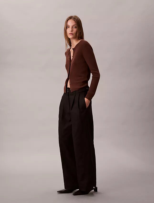 Adjustable Wide Leg Chino Pants Adjustable Wide Leg Chino Pants