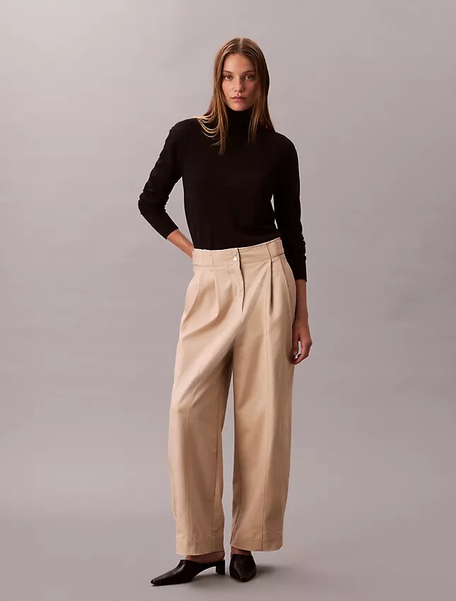Adjustable Wide Leg Chino Pants Adjustable Wide Leg Chino Pants
