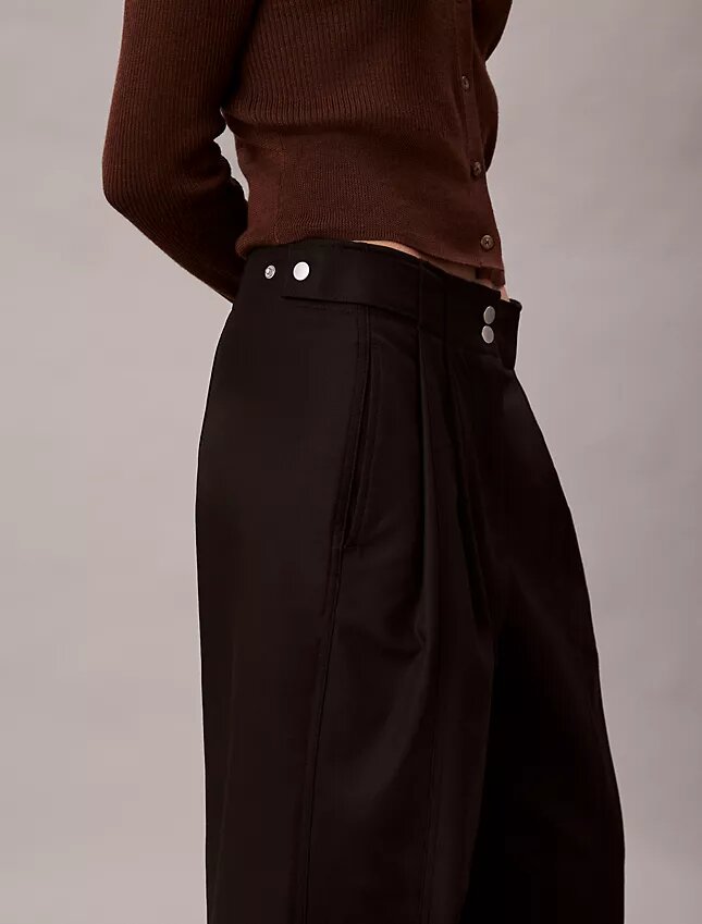 Adjustable Wide Leg Chino Pants Adjustable Wide Leg Chino Pants