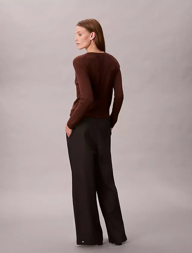 Adjustable Wide Leg Chino Pants Adjustable Wide Leg Chino Pants