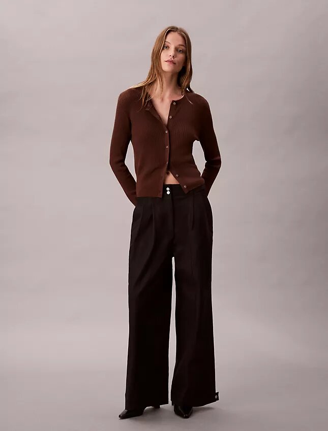 Adjustable Wide Leg Chino Pants Adjustable Wide Leg Chino Pants