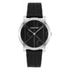 Allover Emblem Dial Leather Strap Watch Allover Emblem Dial Leather Strap Watch