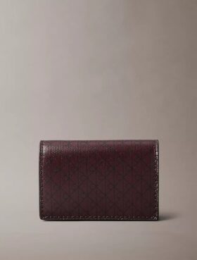 Allover Emblem Logo Accordion Card Case Allover Emblem Logo Accordion Card Case