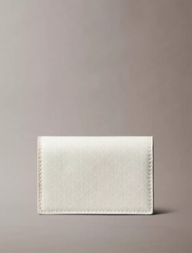 Allover Emblem Logo Accordion Card Case Allover Emblem Logo Accordion Card Case