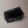 Allover Emblem Logo Accordion Card Case