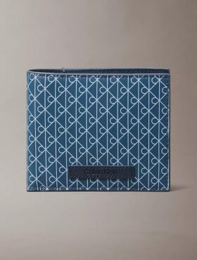 Allover Emblem Logo Bifold Wallet with Coin Pouch