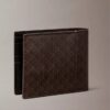 Allover Emblem Logo Bifold Wallet with Coin Pouch Allover Emblem Logo Bifold Wallet with Coin Pouch