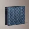 Allover Emblem Logo Bifold Wallet with Coin Pouch Allover Emblem Logo Bifold Wallet with Coin Pouch