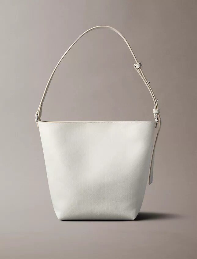 Allover Emblem Logo Bucket Bag with Pouch Allover Emblem Logo Bucket Bag with Pouch