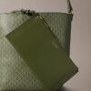 Allover Emblem Logo Bucket Bag with Pouch Allover Emblem Logo Bucket Bag with Pouch