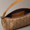 Allover Emblem Logo Canvas Shoulder Bag Allover Emblem Logo Canvas Shoulder Bag