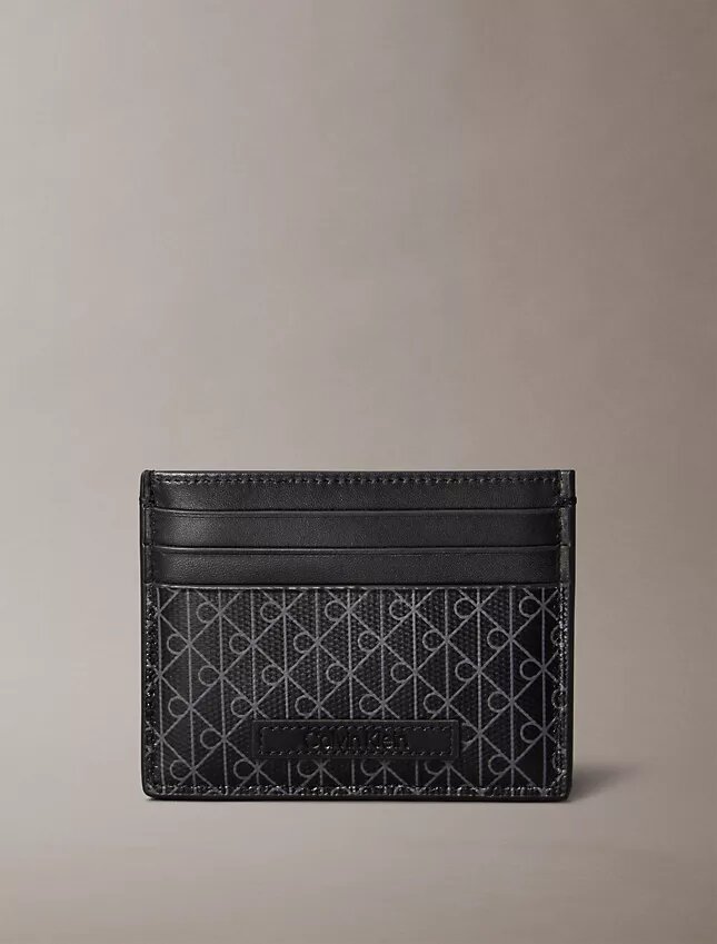 Allover Emblem Logo Card Case Allover Emblem Logo Card Case