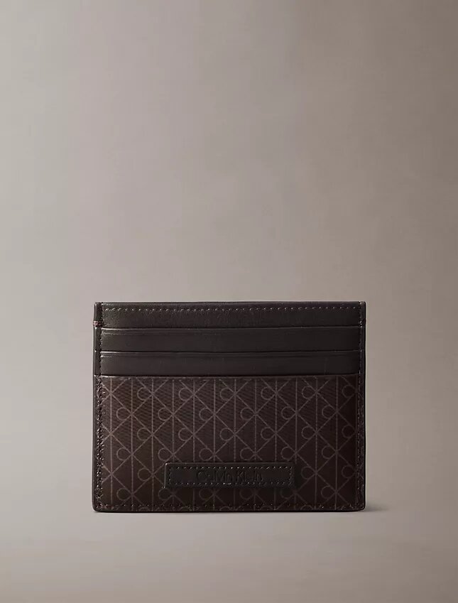 Allover Emblem Logo Card Case Allover Emblem Logo Card Case