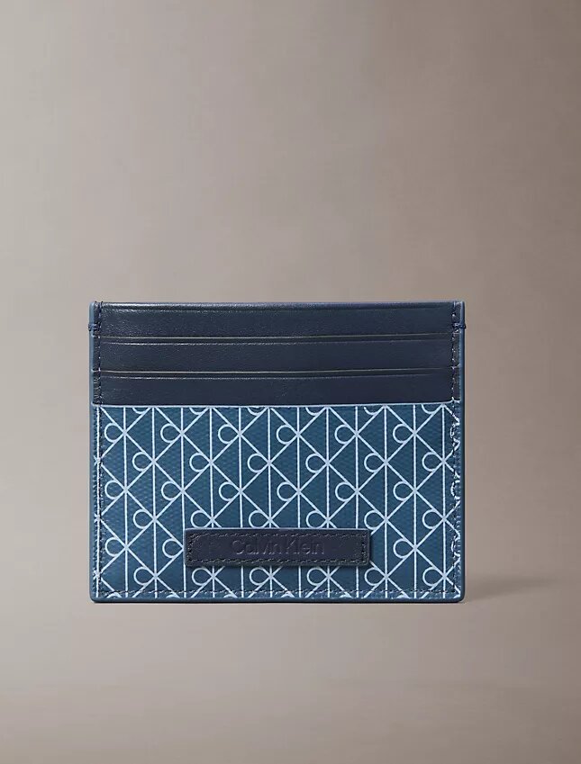Allover Emblem Logo Card Case Allover Emblem Logo Card Case
