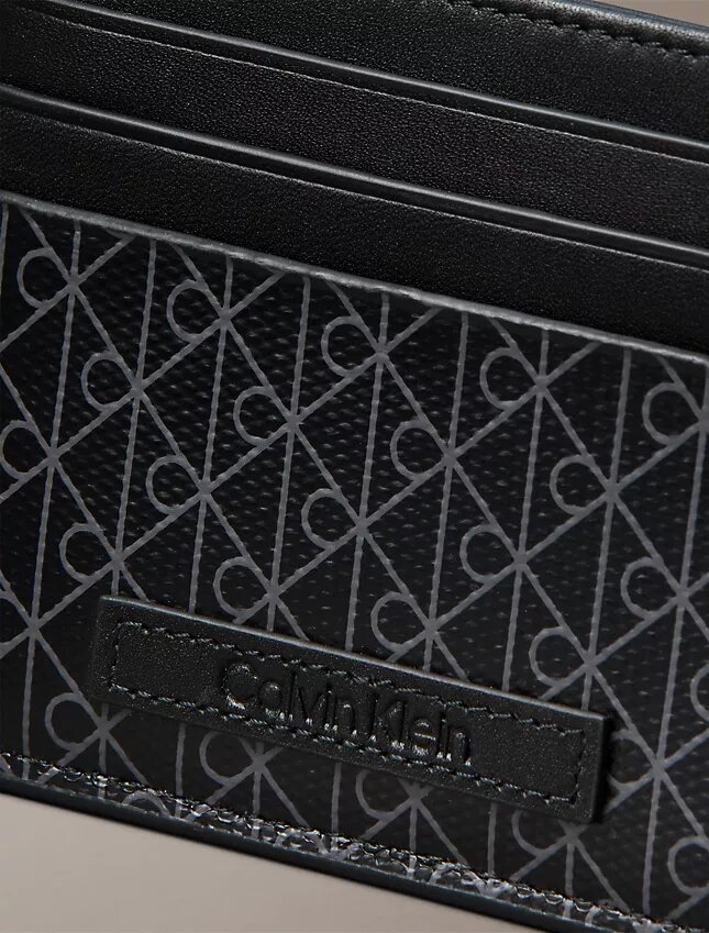 Allover Emblem Logo Card Case Allover Emblem Logo Card Case
