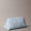 Allover Emblem Logo Denim Beauty Case Allover Emblem Logo Denim Beauty Case
