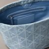 Allover Emblem Logo Denim Bucket Bag Allover Emblem Logo Denim Bucket Bag