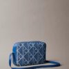 Allover Emblem Logo Denim Camera Bag Allover Emblem Logo Denim Camera Bag