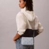 Allover Emblem Logo Denim Camera Bag Allover Emblem Logo Denim Camera Bag
