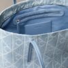 Allover Emblem Logo Denim Small Tote Bag Allover Emblem Logo Denim Small Tote Bag