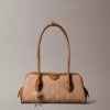 Allover Emblem Logo Jacquard Shoulder Bag Allover Emblem Logo Jacquard Shoulder Bag