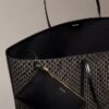 Allover Emblem Logo Large Tote Bag with Pouch Allover Emblem Logo Large Tote Bag with Pouch