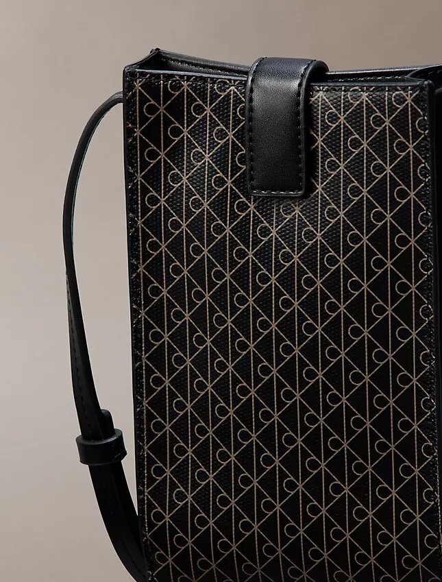 Allover Emblem Logo Phone Crossbody Bag Allover Emblem Logo Phone Crossbody Bag