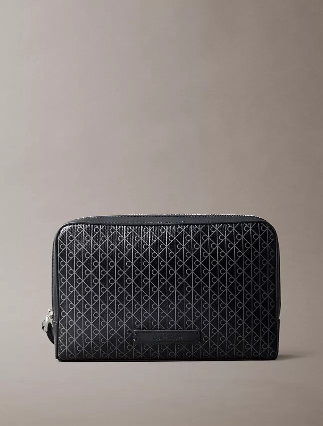 Allover Emblem Logo Pouch Allover Emblem Logo Pouch