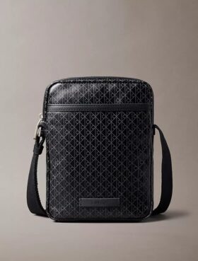 Allover Emblem Logo Reporter Bag Allover Emblem Logo Reporter Bag