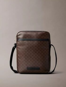 Allover Emblem Logo Reporter Bag Allover Emblem Logo Reporter Bag