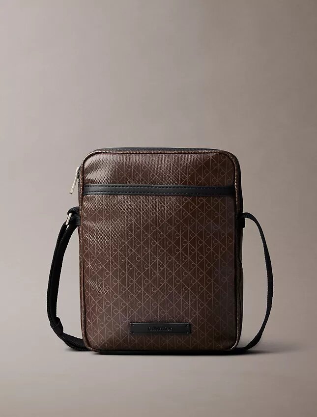 Allover Emblem Logo Reporter Bag Allover Emblem Logo Reporter Bag