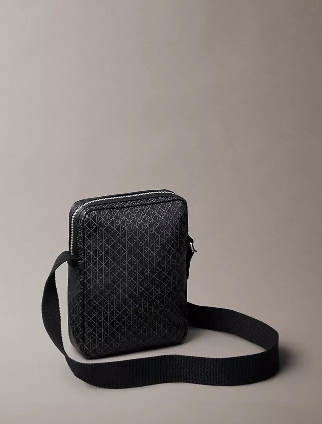 Allover Emblem Logo Reporter Bag Allover Emblem Logo Reporter Bag