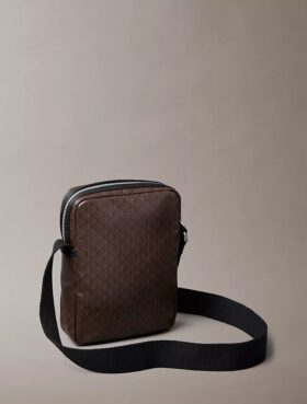 Allover Emblem Logo Reporter Bag Allover Emblem Logo Reporter Bag