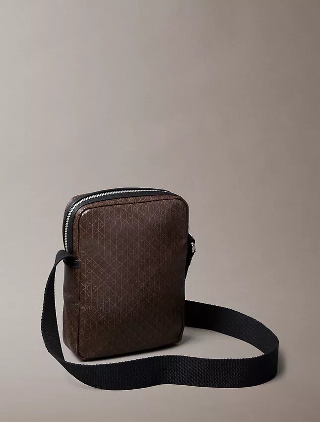 Allover Emblem Logo Reporter Bag Allover Emblem Logo Reporter Bag
