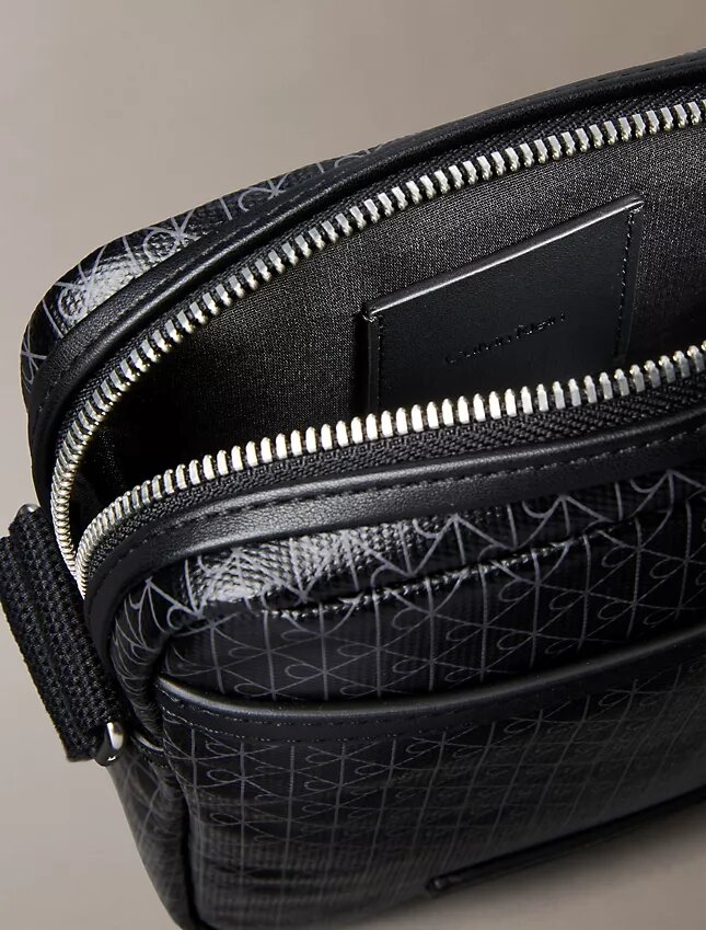Allover Emblem Logo Reporter Bag Allover Emblem Logo Reporter Bag